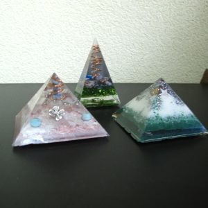 Kleine Orgonite Piramides